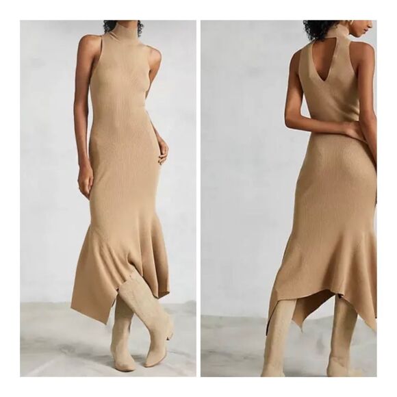 Dresses & Skirts - Anthropologie M NWT Mock Neck
Midi Dress Knit Sweater Dress